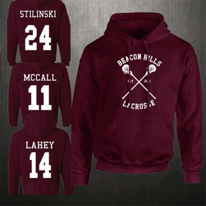 Teen Wolf Stiles Stilinski 24 Hoodies Sweatshirts Dunbar McCall Moletom Hoodie Sweatshirt Plus Size Harajuku Mens Jacket Clothes