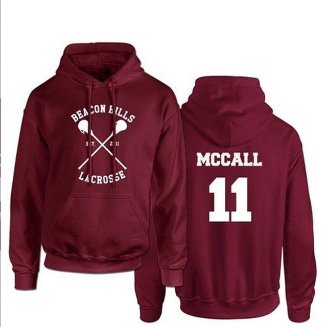 Teen Wolf Stiles Stilinski 24 Hoodies Sweatshirts Dunbar McCall Moletom Hoodie Sweatshirt Plus Size Harajuku Mens Jacket Clothes