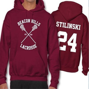 Teen Wolf Stiles Stilinski 24 Hoodies Sweatshirts Dunbar McCall Moletom Hoodie Sweatshirt Plus Size Harajuku Mens Jacket Clothes