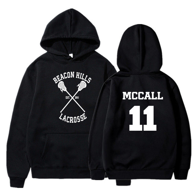 Teen Wolf Stiles Stilinski 24 Hoodies Sweatshirts Dunbar McCall Moletom Hoodie Sweatshirt Plus Size Harajuku Mens Jacket Clothes