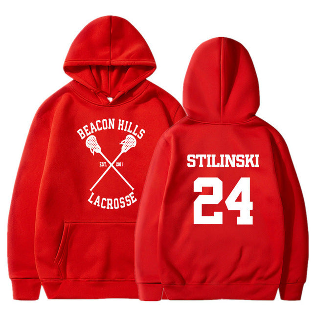 Teen Wolf Stiles Stilinski 24 Hoodies Sweatshirts Dunbar McCall Moletom Hoodie Sweatshirt Plus Size Harajuku Mens Jacket Clothes