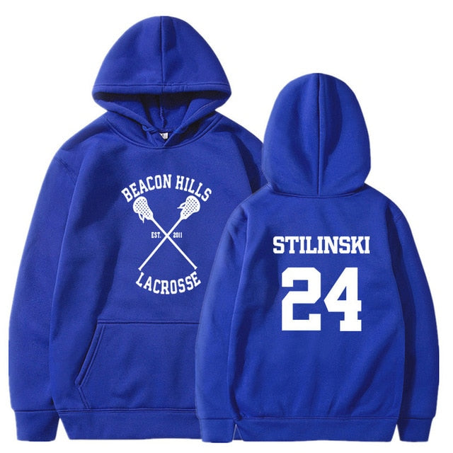 Teen Wolf Stiles Stilinski 24 Hoodies Sweatshirts Dunbar McCall Moletom Hoodie Sweatshirt Plus Size Harajuku Mens Jacket Clothes