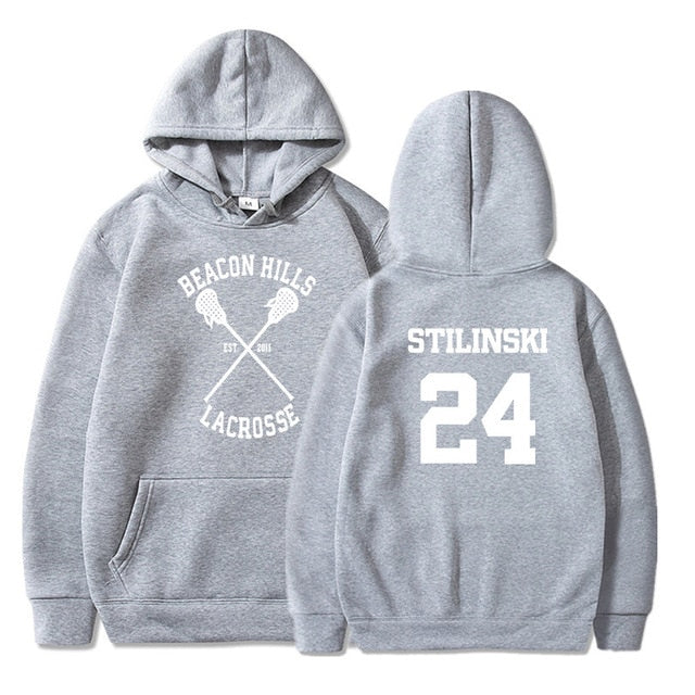 Teen Wolf Stiles Stilinski 24 Hoodies Sweatshirts Dunbar McCall Moletom Hoodie Sweatshirt Plus Size Harajuku Mens Jacket Clothes