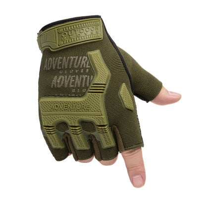 Fingerless Tactical Gloves Camouflage Military Mittens For Fitness Male Antiskid Motocycle Men Women Moto Half Finger Gloves