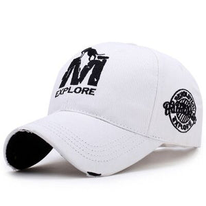 MAERSHEI Fashion couple embroidered baseball cap men's outdoor sports hat ladies sunscreen visor cap