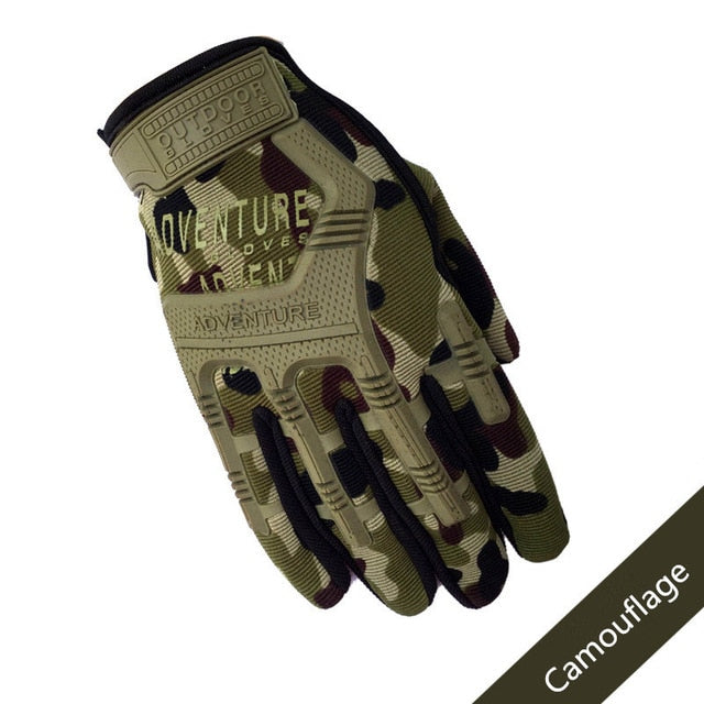 Army Combat Tactical Gloves Men Full Finger Camouflage Paintball Military Gloves SWAT Soldier Shoot Bicycle Mittens handschoenen