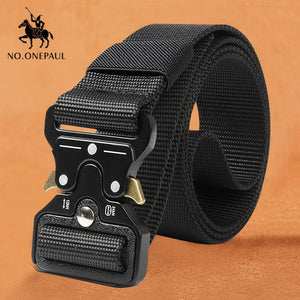 NO.ONEPAUL Genuine Leather For Men High Quality Black Buckle Jeans Belt Cowskin Casual Belts Business Belt Cowboy waistband