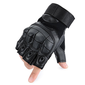 Full Finger Tactical Army Gloves Military Paintball Shooting Airsoft Bicycle Combat PU Leather Touch Screen Rubber Hard Knuckle