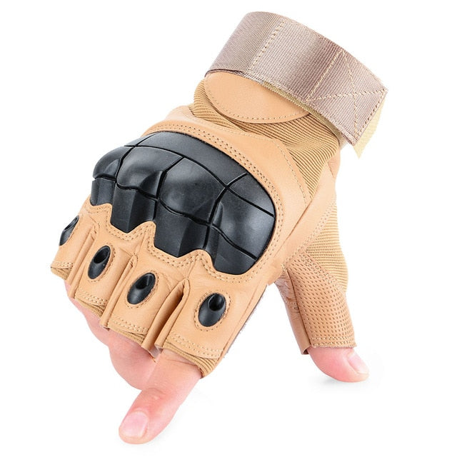 Full Finger Tactical Army Gloves Military Paintball Shooting Airsoft Bicycle Combat PU Leather Touch Screen Rubber Hard Knuckle