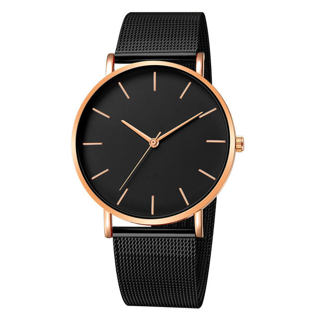 Women Watch Rose Gold Montre Femme 2020 Women's Mesh Belt ultra-thin Fashion relojes para mujer Luxury Wrist Watches reloj mujer