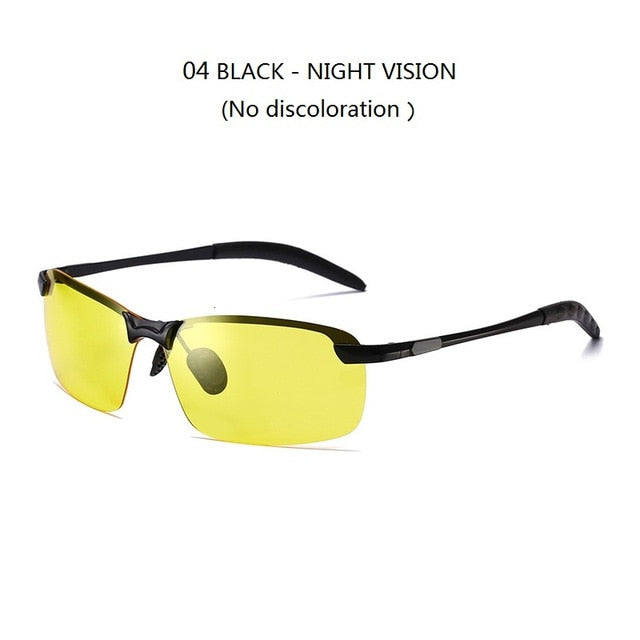 Photochromic Sunglasses Men Polarized Driving Chameleon Glasses Male Change Color Sun Glasses Day Night Vision Driver's Eyewear