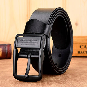 [DWTS]men belt male high quality leather belt men male genuine leather strap luxury pin buckle fancy vintage jeans free shipping