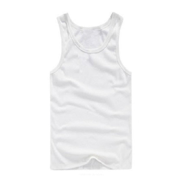 YJSFG HOUSE HOT Sale Men's Casual Tank Tops Summer Bodybuilding Sleeveless Vest Square Collar Fashion Male Tees