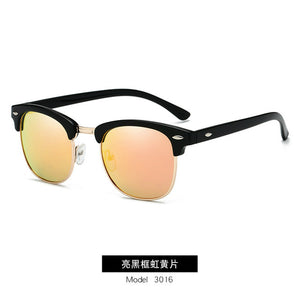 Polarized Sunglasses Men Women RB3016 Brand Design Eye Sun Glasses Women Semi Rimless Classic Men Sunglasses Oculos De Sol UV400