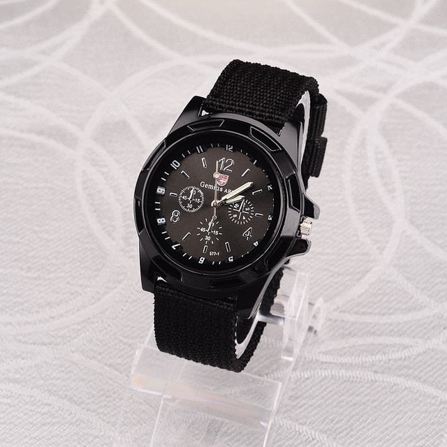 2020 Men Nylon band Military watch Gemius Army watch High Quality Quartz Movement Men sports watch Casual wristwatches