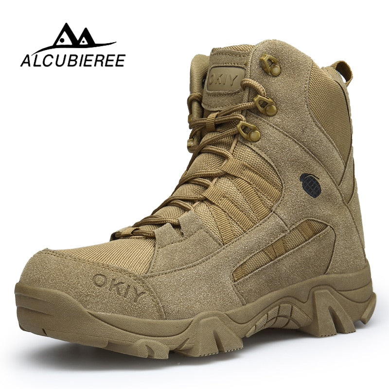 2020 Winter Boots Men Warm Snow Boots Men High Quality Winter Military Boots Men Leather Shoes Men Cow Suede Work Waterproof