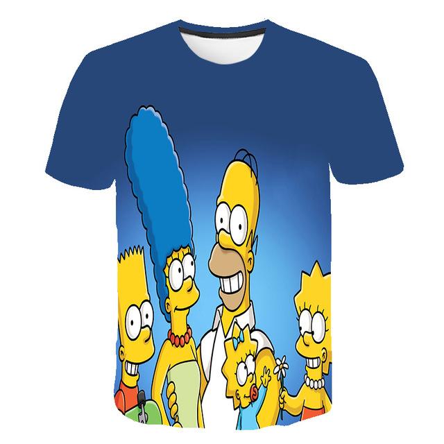 The Simpsons Homer 3d Print T Shirt Bart Simpson House Clothing Homer Simpsons Sweatshirt Costume Men/women Simpson Family Shirt