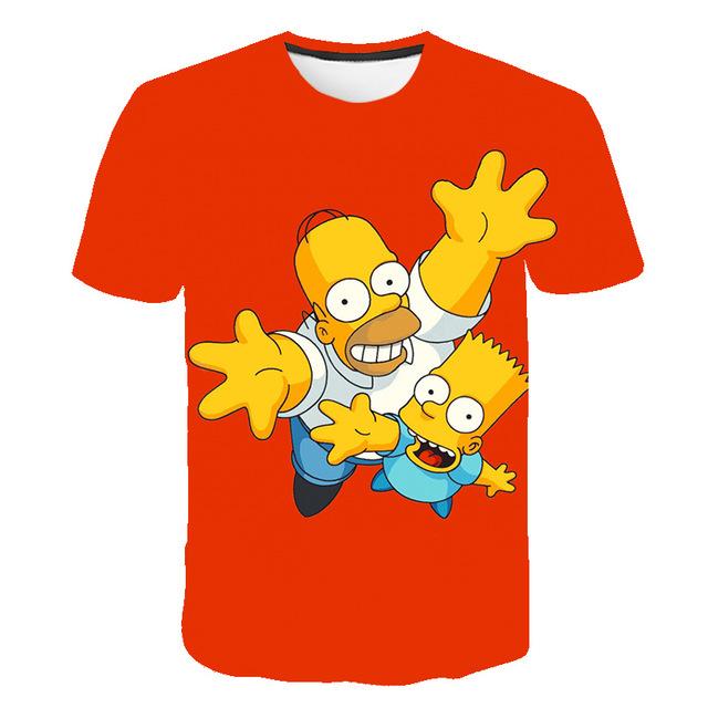 The Simpsons Homer 3d Print T Shirt Bart Simpson House Clothing Homer Simpsons Sweatshirt Costume Men/women Simpson Family Shirt