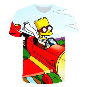 The Simpsons Homer 3d Print T Shirt Bart Simpson House Clothing Homer Simpsons Sweatshirt Costume Men/women Simpson Family Shirt