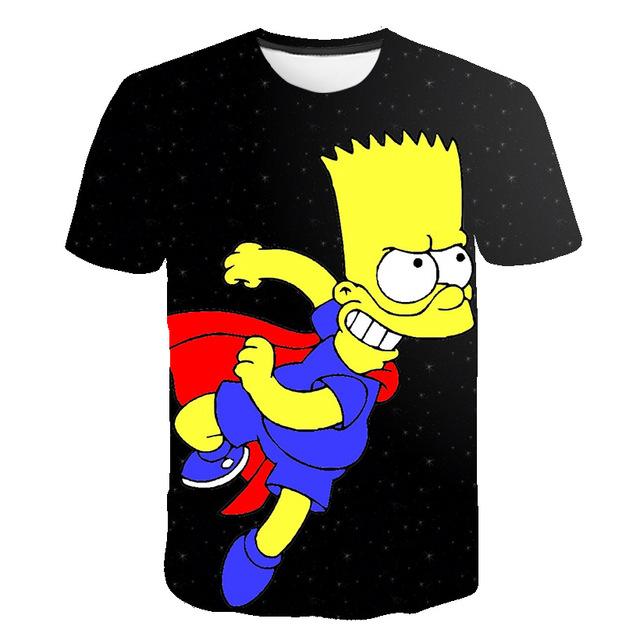 The Simpsons Homer 3d Print T Shirt Bart Simpson House Clothing Homer Simpsons Sweatshirt Costume Men/women Simpson Family Shirt