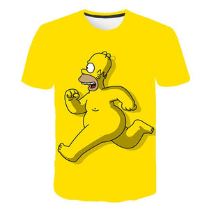 The Simpsons Homer 3d Print T Shirt Bart Simpson House Clothing Homer Simpsons Sweatshirt Costume Men/women Simpson Family Shirt