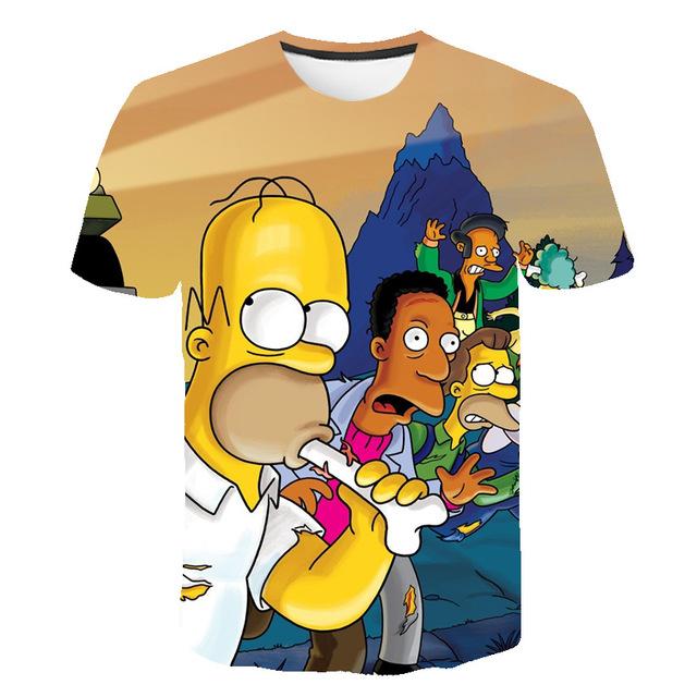 The Simpsons Homer 3d Print T Shirt Bart Simpson House Clothing Homer Simpsons Sweatshirt Costume Men/women Simpson Family Shirt