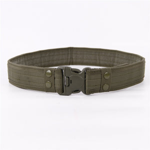 2020 New Army Style Combat Belts Quick Release Tactical Belt Fashion Men Canvas Waistband Outdoor Hunting 5Colors Optional 130cm